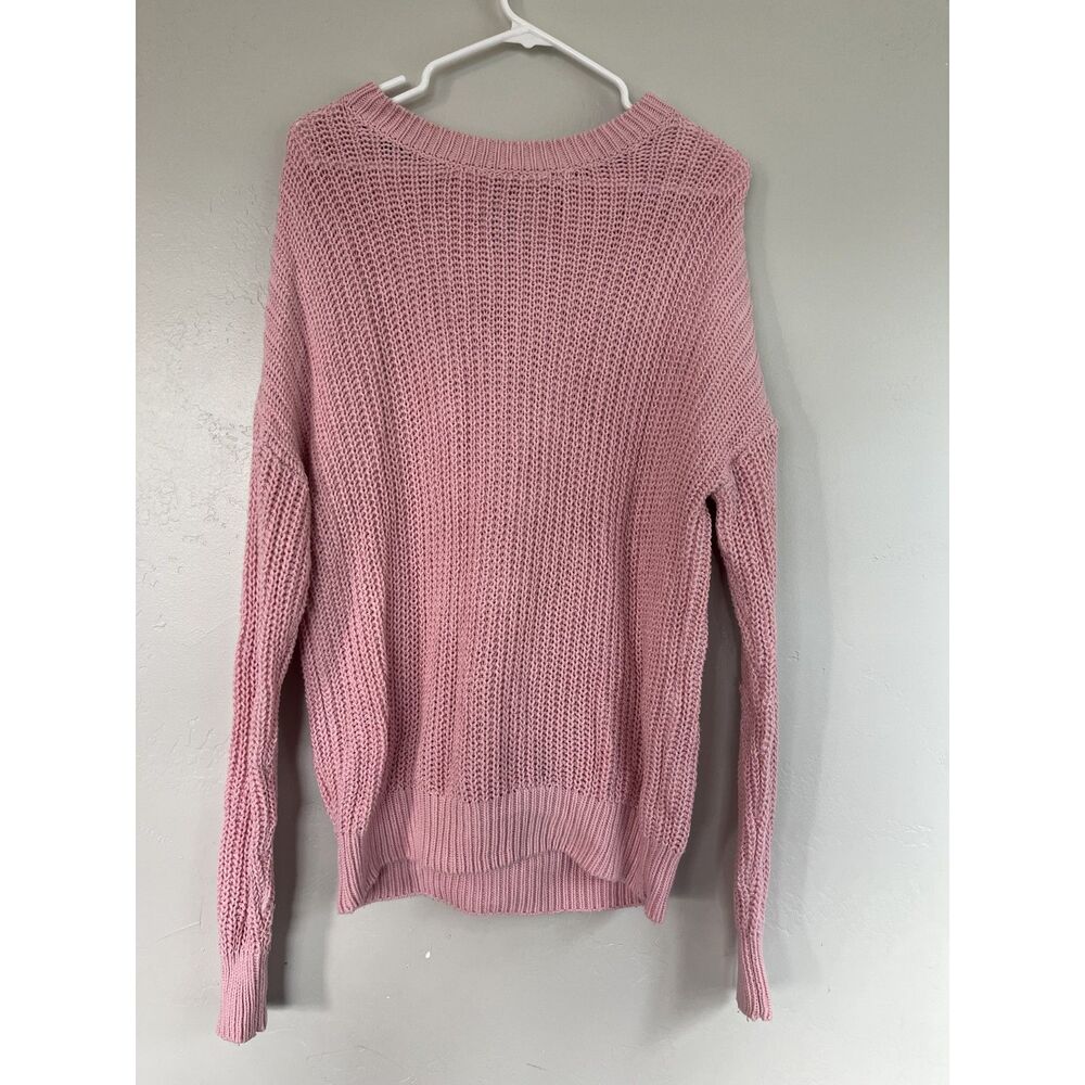 PINK Victoria's Secret Forenza Chunky Knit Sweater Pastel Pink Size Small